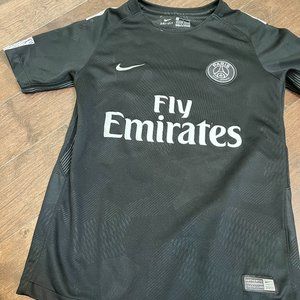 Neymar PSG Paris Saint Germain Emirates Nike Jersey Youth Medium EUC